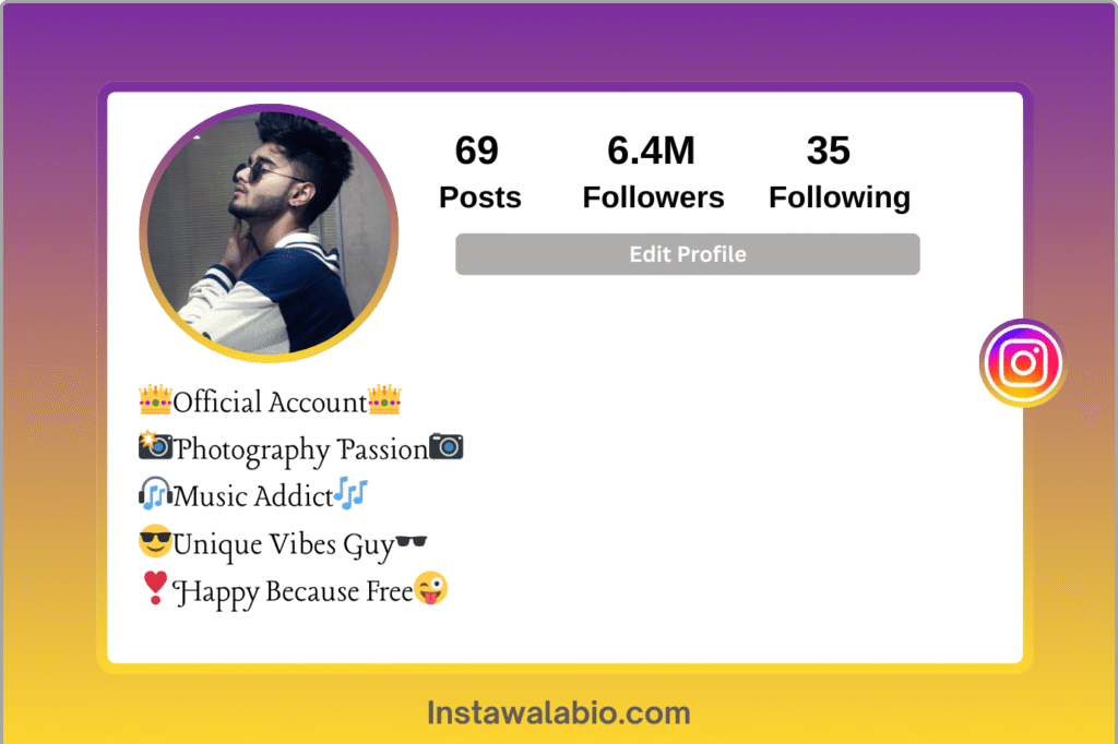 Aesthetic Bio for Instagram for Boy