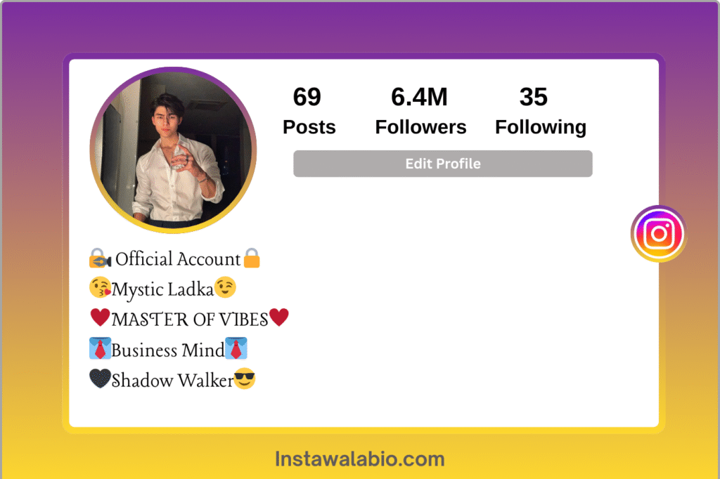 Dark Aesthetic Bio for Instagram