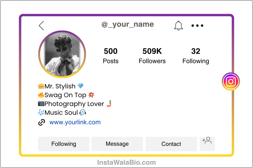 Instagram Bio in Hindi Stylish